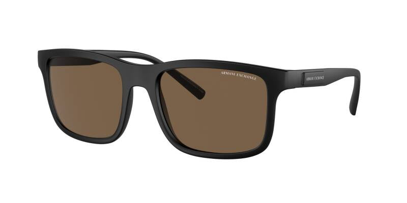 Armani Exchange 0AX4145S Men's Square Sunglasses 57mm by Beauty Care Bag