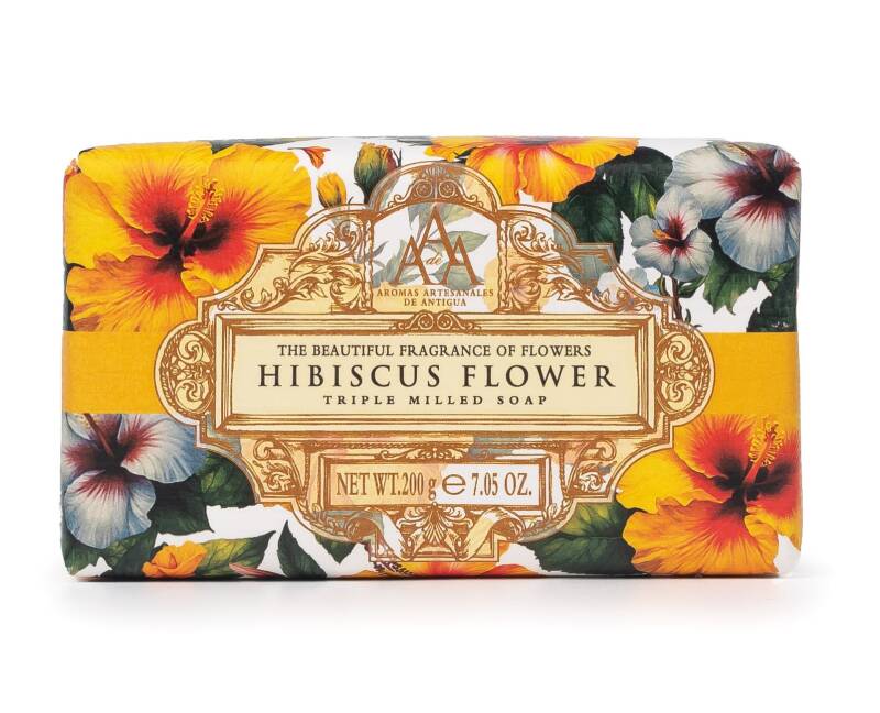 Aromas Artesanales De Antigua Hibiscus Soap Bar 200g by Beauty Care Bag