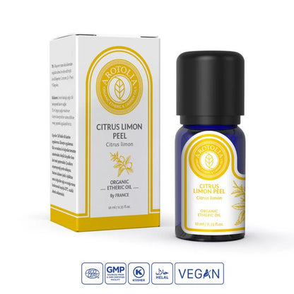 Arotolia Lemon Peel Essential Oil for Aromatherapy 10 mlBody CareTorqelo.com