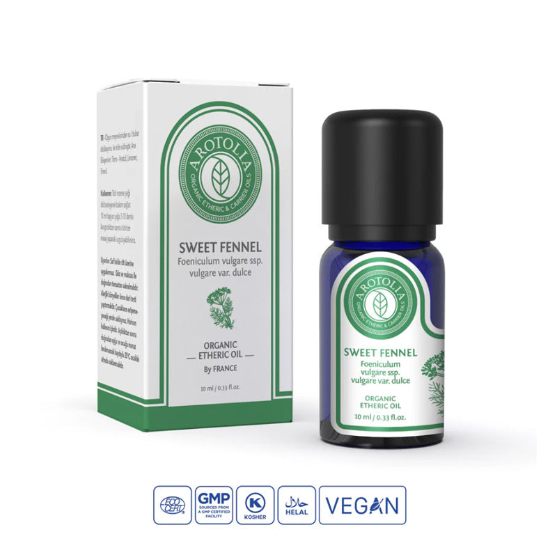 Arotolia Sweet Fennel Essential Oil for Aromatherapy 10 ml by Beauty Care Bag