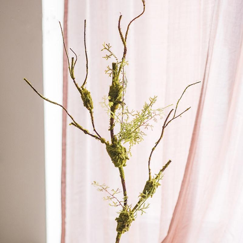 Artificial Plant Moss Rattan Stem 30" Tall by RusticReach