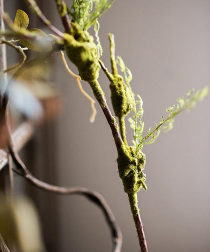 Artificial Plant Moss Rattan Stem 30" Tall by RusticReach