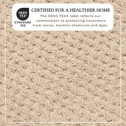 100% Cotton Checkered Jacquard Bath Towel Set - Giuliana Collection by Great Bay Home