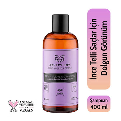 Ashley Joy Argan & Olive Oil Shampoo for Dry Hair 400 mlHair CareTorqelo.com