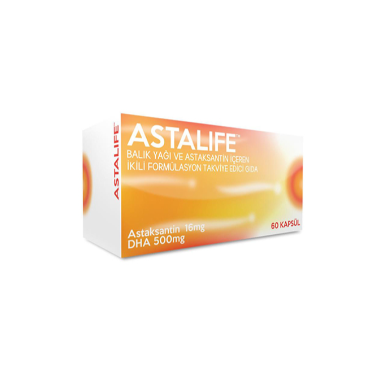 Astalife Daily Dietary Supplement with Fish Oil & Astaxanthin 60 Caps by Beauty Care Bag