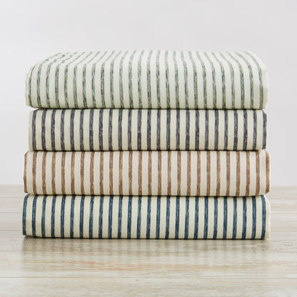 Striped Sheet Set - Evette Collection by Great Bay Home