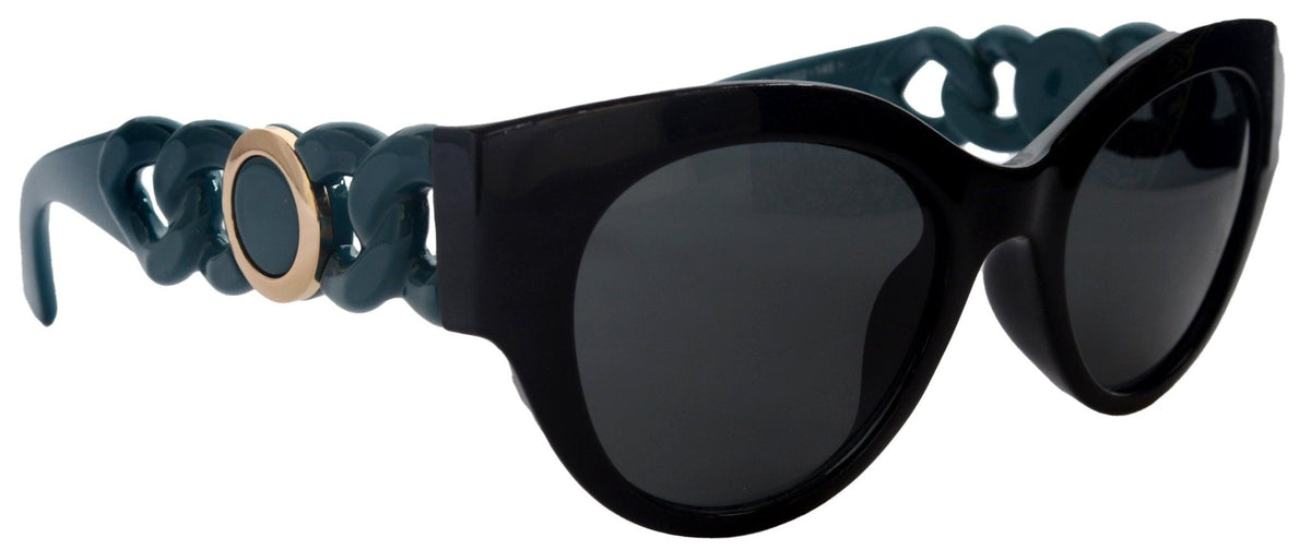 Athena's, High-End Line Bifocal (Clear On Top) Sun Readers for Women OR Non-Bifocal Readers Sunglasses (Black Dark Green) NY Fifth AvenueSunglasses ReaderTorqelo.com