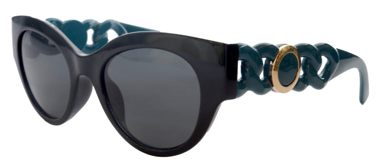 Athena's, High-End Line Bifocal (Clear On Top) Sun Readers for Women OR Non-Bifocal Readers Sunglasses (Black Dark Green) NY Fifth AvenueSunglasses ReaderTorqelo.com
