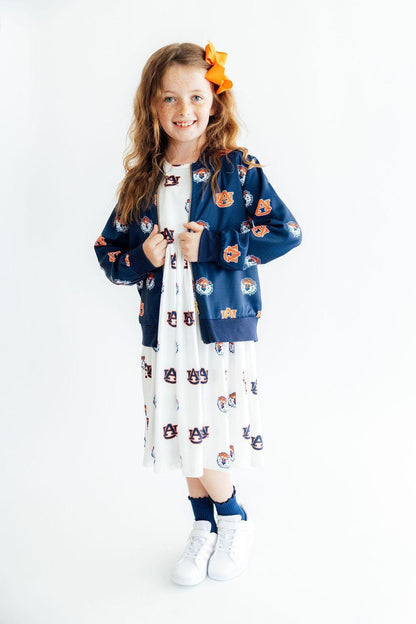 Auburn Blue Aubie Satin JacketSatin JacketTorqelo.com