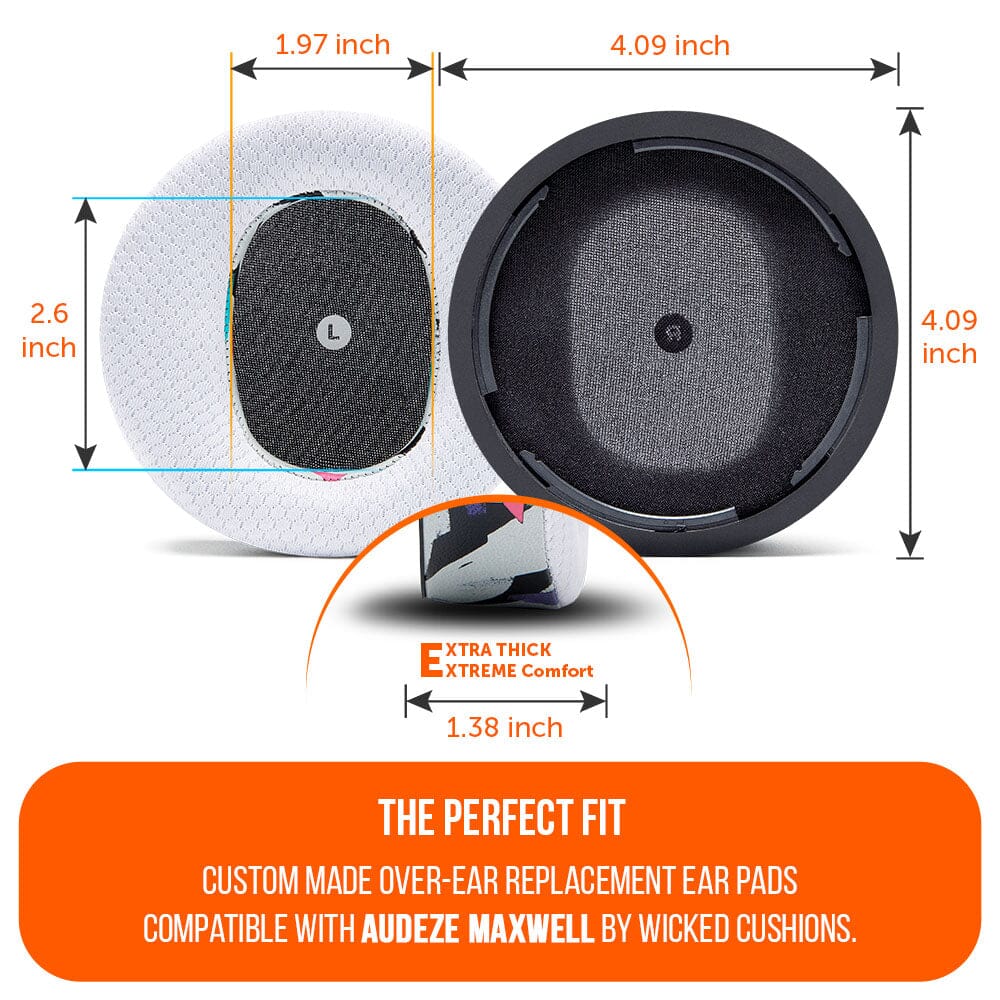 Audeze Maxwell Earpads - WC FreeZe Cooling GelCooling Gel Ear PadsTorqelo.com