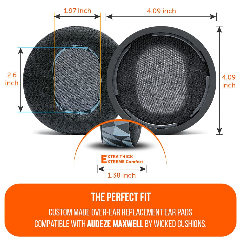 Audeze Maxwell Earpads - WC FreeZe Cooling GelCooling Gel Ear PadsTorqelo.com