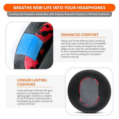 Audeze Maxwell Earpads - WC FreeZe Cooling GelCooling Gel Ear PadsTorqelo.com
