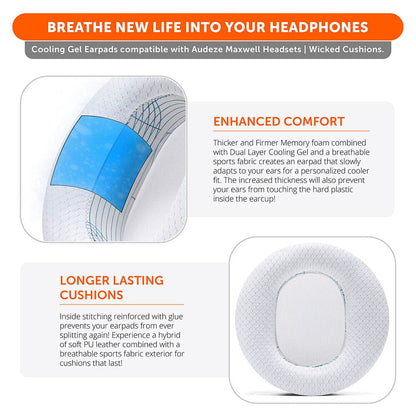 Audeze Maxwell Earpads - WC FreeZe Cooling GelCooling Gel Ear PadsTorqelo.com