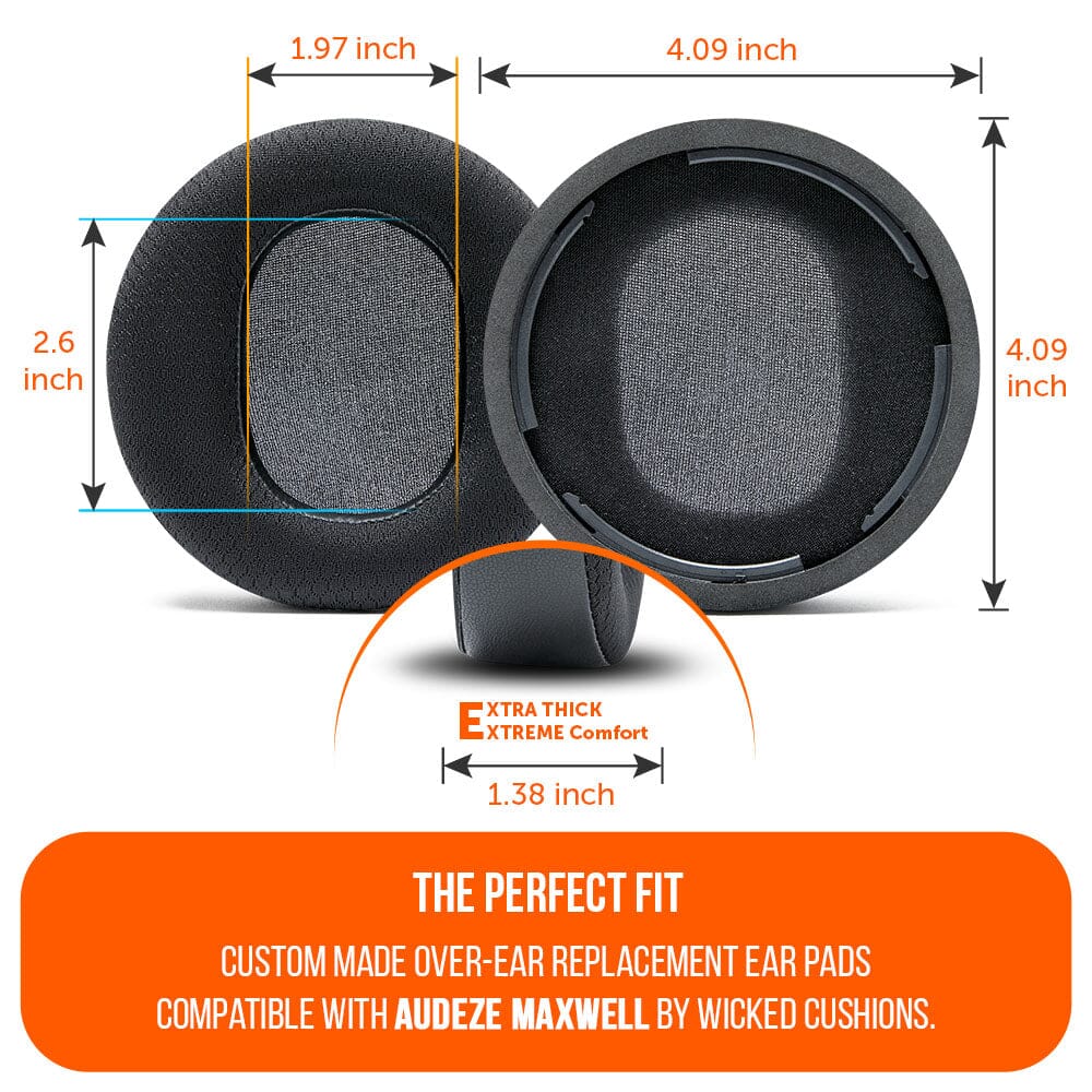 Audeze Maxwell Earpads - WC FreeZe Cooling GelCooling Gel Ear PadsTorqelo.com