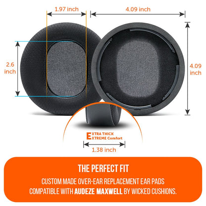 Audeze Maxwell Earpads - WC FreeZe Cooling GelCooling Gel Ear PadsTorqelo.com