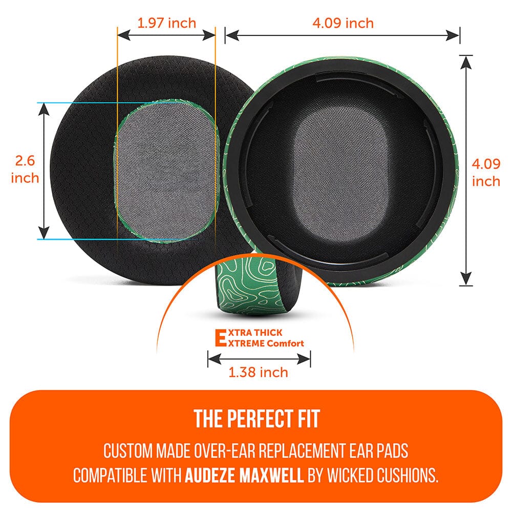 Audeze Maxwell Earpads - WC FreeZe Cooling GelCooling Gel Ear PadsTorqelo.com