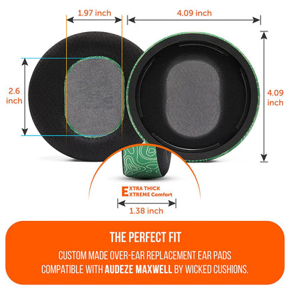 Audeze Maxwell Earpads - WC FreeZe Cooling GelCooling Gel Ear PadsTorqelo.com
