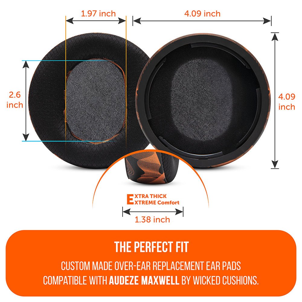 Audeze Maxwell Earpads - WC FreeZe Cooling GelCooling Gel Ear PadsTorqelo.com
