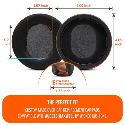 Audeze Maxwell Earpads - WC FreeZe Cooling GelCooling Gel Ear PadsTorqelo.com