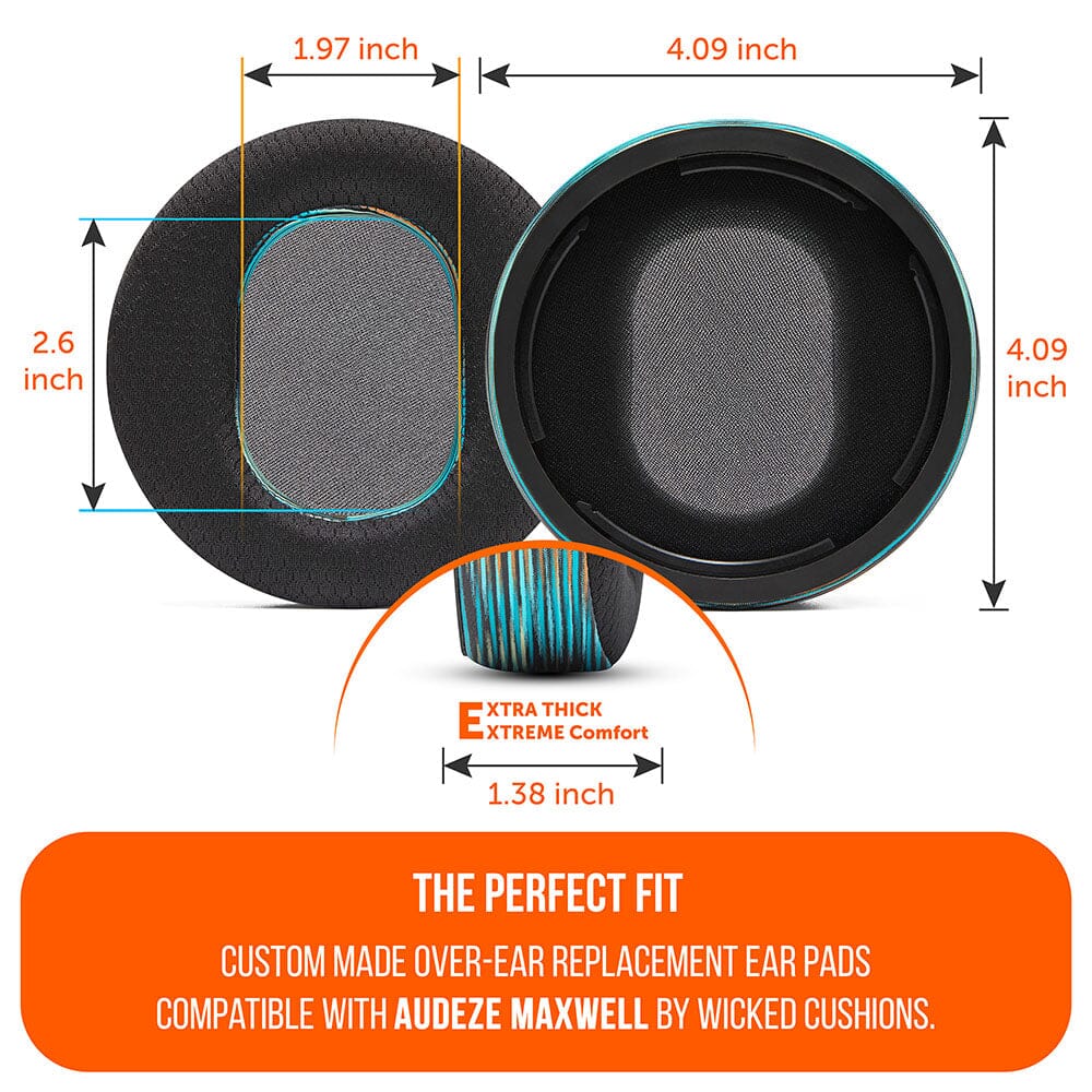 Audeze Maxwell Earpads - WC FreeZe Cooling GelCooling Gel Ear PadsTorqelo.com