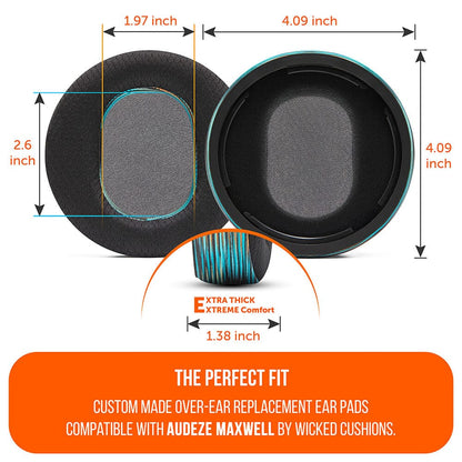 Audeze Maxwell Earpads - WC FreeZe Cooling GelCooling Gel Ear PadsTorqelo.com
