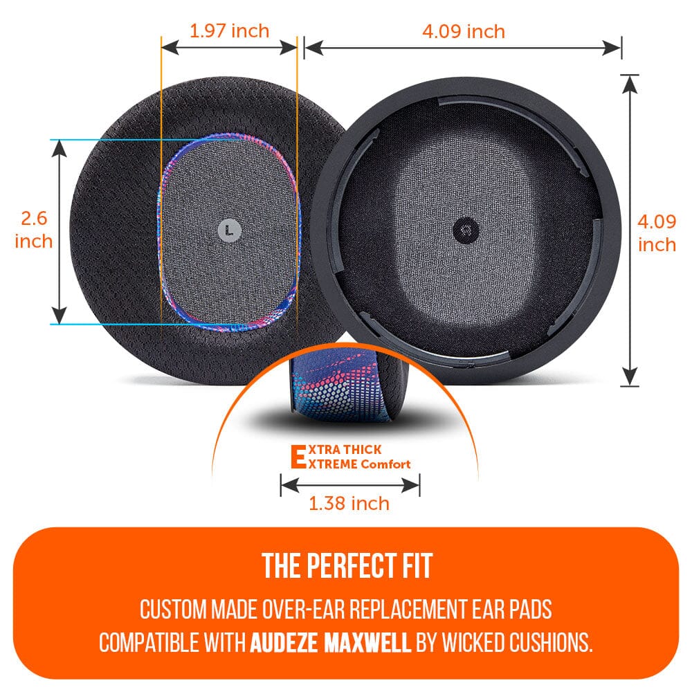 Audeze Maxwell Earpads - WC FreeZe Cooling GelCooling Gel Ear PadsTorqelo.com