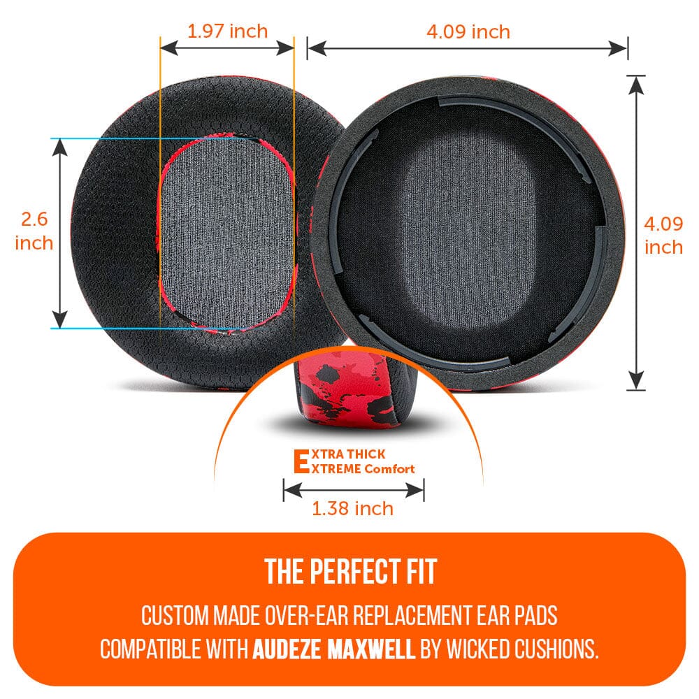 Audeze Maxwell Earpads - WC FreeZe Cooling GelCooling Gel Ear PadsTorqelo.com