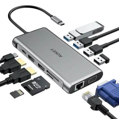 Aukey 12-in-1 USB-C Hub by EasyOptionXY