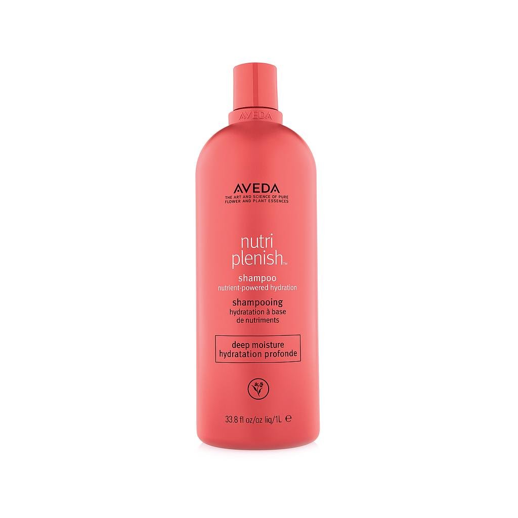Aveda Nutriplenish Deep Moisture Shampoo - 1000ml Sulfate-Free Moisturizing Hair Care for Dry Damaged HairShampooTorqelo.com