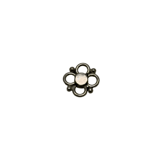 Sterling Silver .925 Flower Connector 11mm - Individual Piece by Continental Bead Suppliers