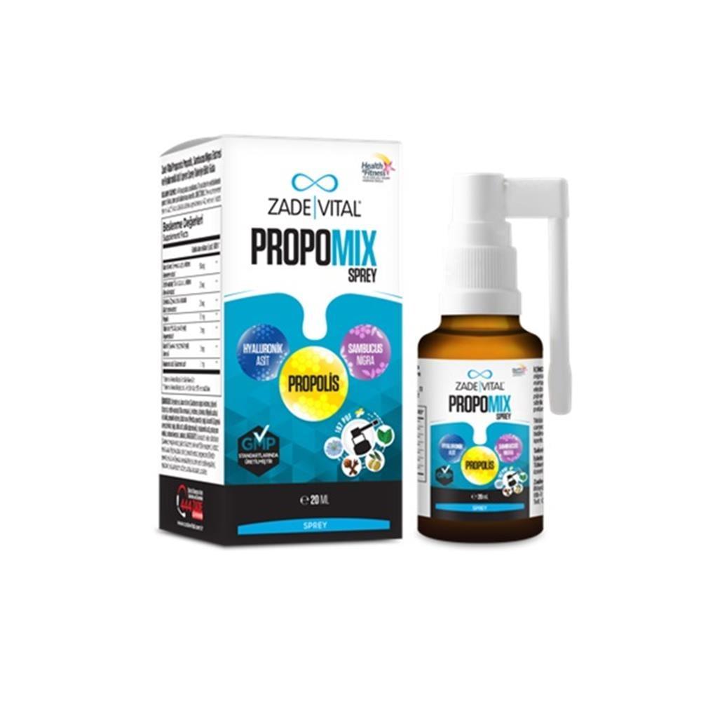 Zade Vital Propomix Oral Spray 20ml - Natural Oral Care with Propolis, Sambucus Nigra & Hyaluronic Acid by Beauty Care Bag