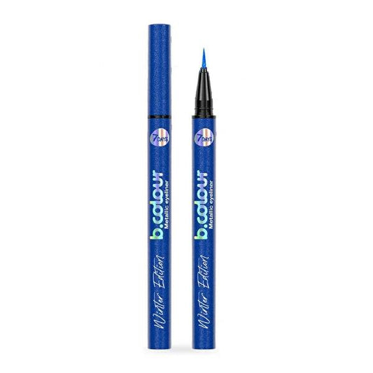 7Days Metalik Eyeliner Winter Edition - Long-Lasting Vegan Makeup for Glamorous Look by Beauty Care Bag
