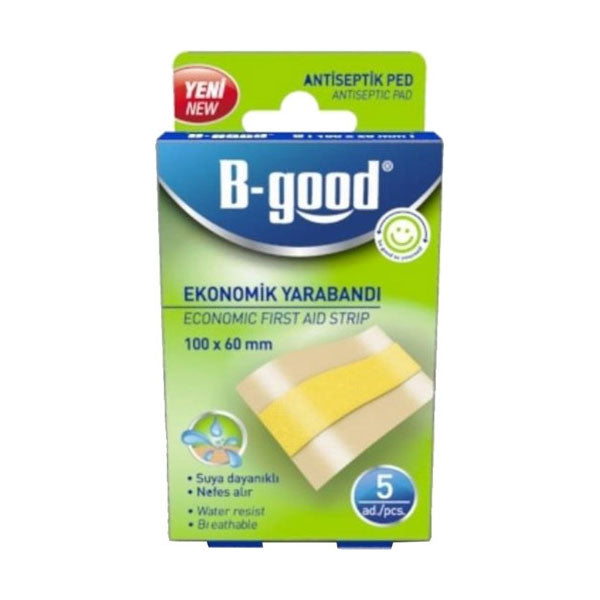 B Good Economic Adhesive Bandages for First Aid 5-Pack by Beauty Care Bag