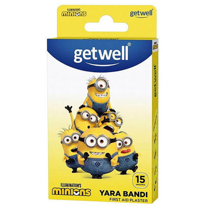 B-Good Minions Adhesive Bandages for Kids 15 Count by Beauty Care Bag
