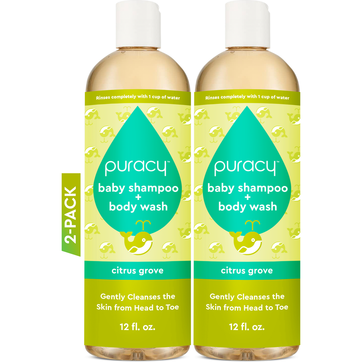 Tear-free baby shampoo and body wash