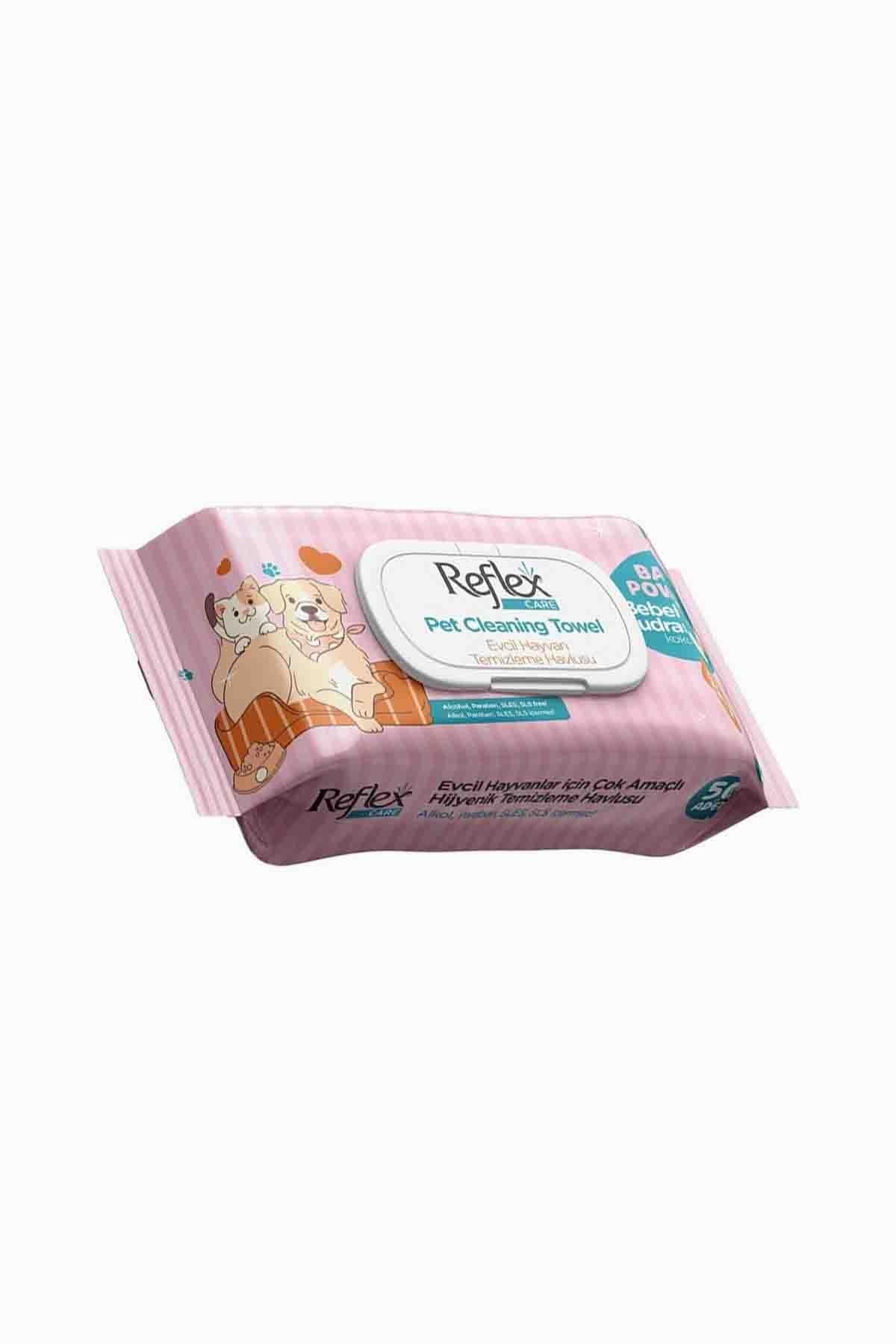 Reflex Care Multi-Purpose Pet Cleaning Wipes 50 Count by Beauty Care Bag