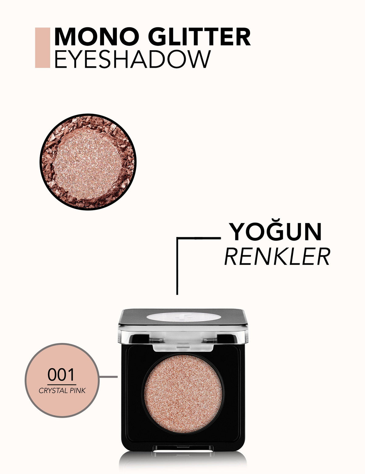 Flormar Mono High-Pigment Shimmer Eyeshadow 4g by Beauty Care Bag