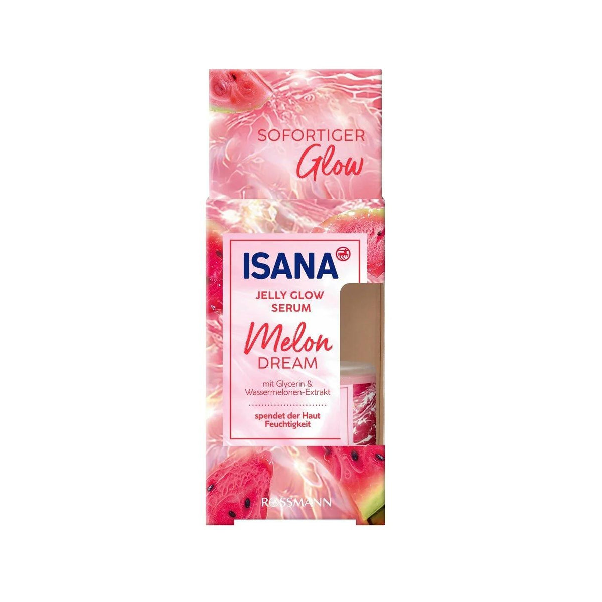 Isana Jelly Serum Glow Melon Dream for Hydrated Skin 30 ml by Beauty Care Bag
