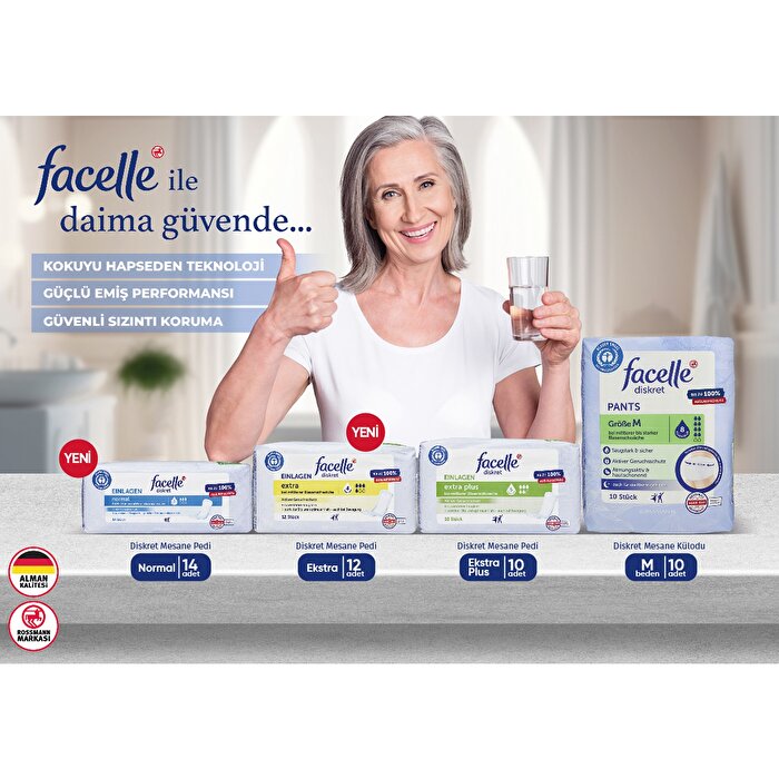 Facelle bladder pads – view 2