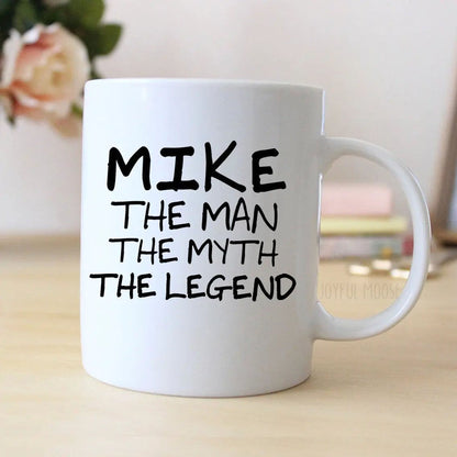 Personalized Mug - Personalized Coffee Mug for Men - Personalized Gift for Him, gift for men, custom mugs by Joyful Moose