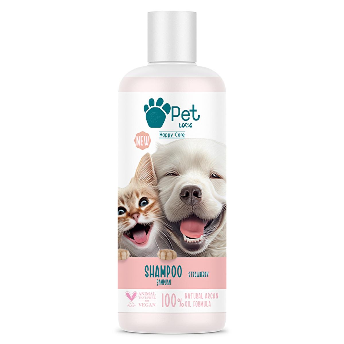 Pet Love Argan Oil Pet Shampoo for Cats & Dogs - Natural, Gentle, 8.45 fl oz by Beauty Care Bag