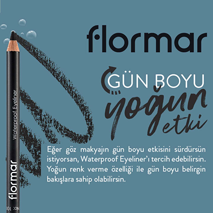 Flormar matte eyeliner 101 Black Ice – view 3