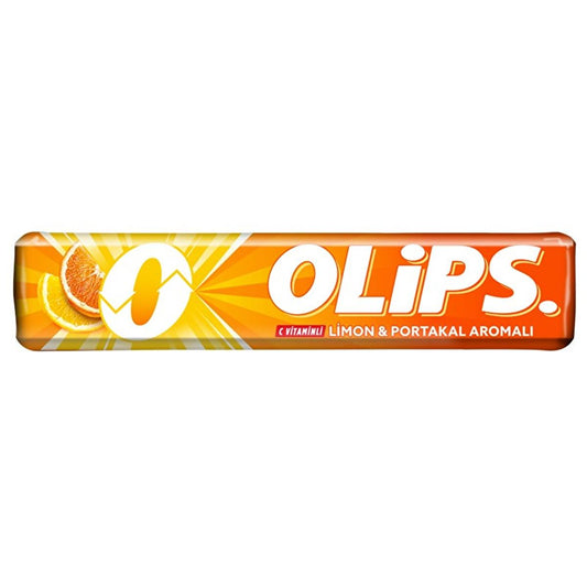 Olips lemon and orange flavored candy sticks