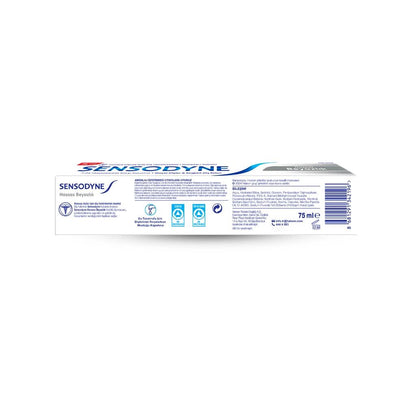 Sensodyne Sensitive Whitening Toothpaste for Gentle Stain Care 75ml by Beauty Care Bag
