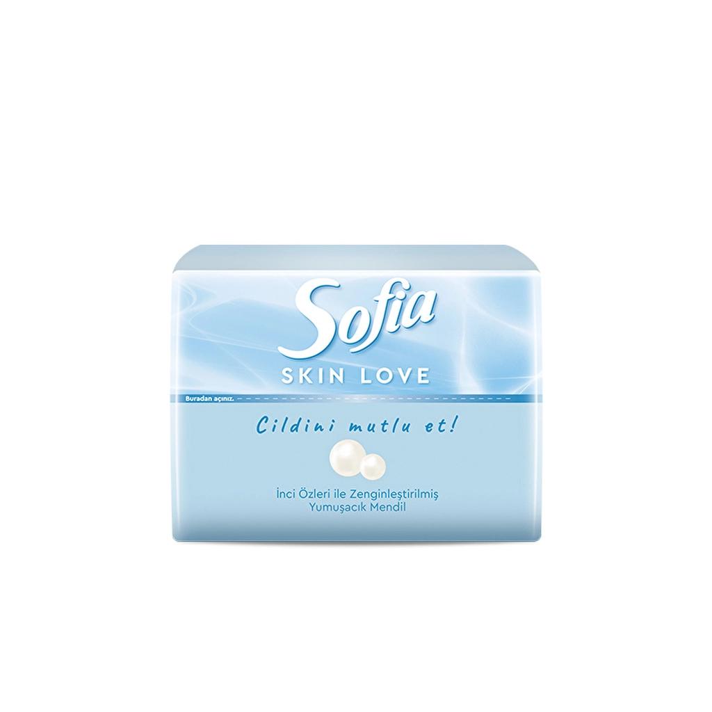 Sofia Skin Love Wet Wipes for Gentle Cleansing 75 Count by Beauty Care Bag