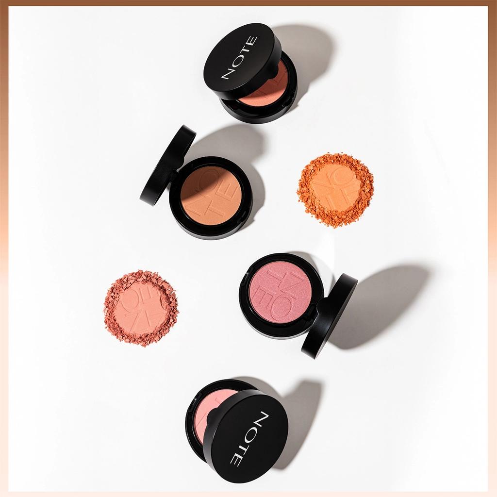 Note Luminous Silk Compact Blusher in 14 Dreamy Coral 5.5g by Beauty Care Bag