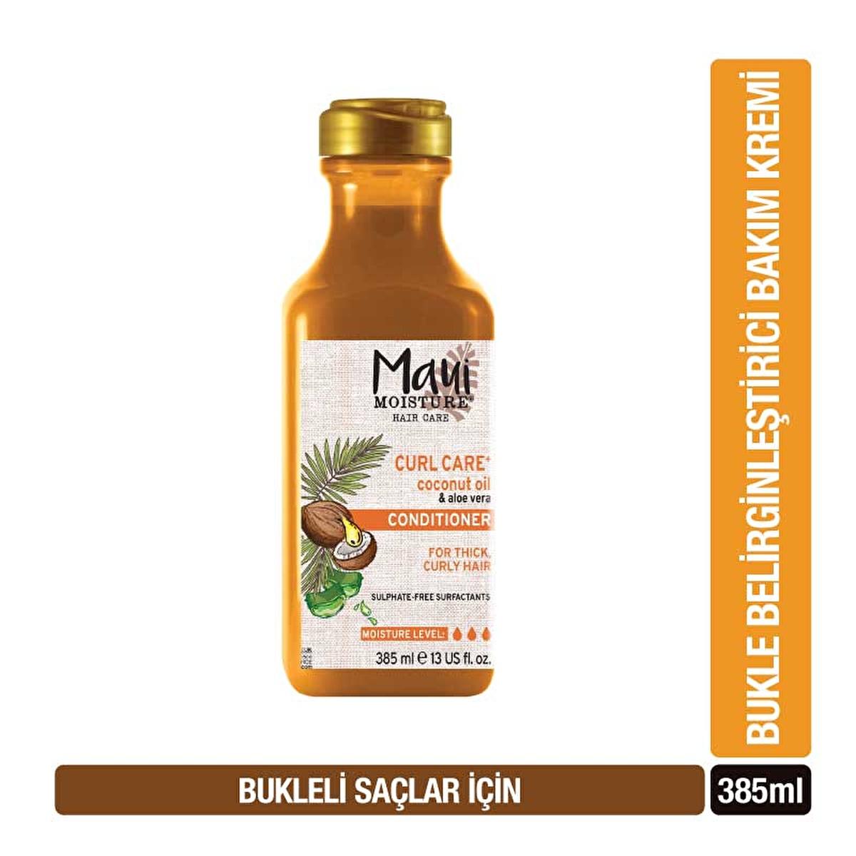 Maui Moisture Coconut Oil Curl Quench + Smoothie Hair Conditioner: Vegan, Sulfate-Free for Defined & Hydrated Curls (13 fl oz) by Beauty Care Bag