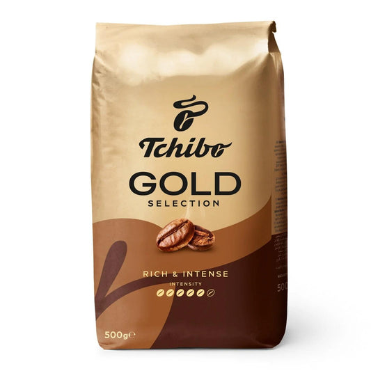 Tchibo Gold Selection Whole Bean Coffee 500g by Beauty Care Bag
