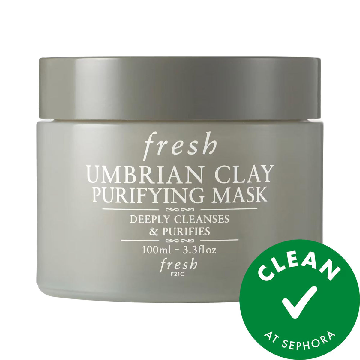 Fresh Umbrian Clay Pore Purifying Face Mask: Deep Cleanse, Minimize Pores, Soothe & Balance Skin - Natural & Noncomedogenic by Beauty Care Bag