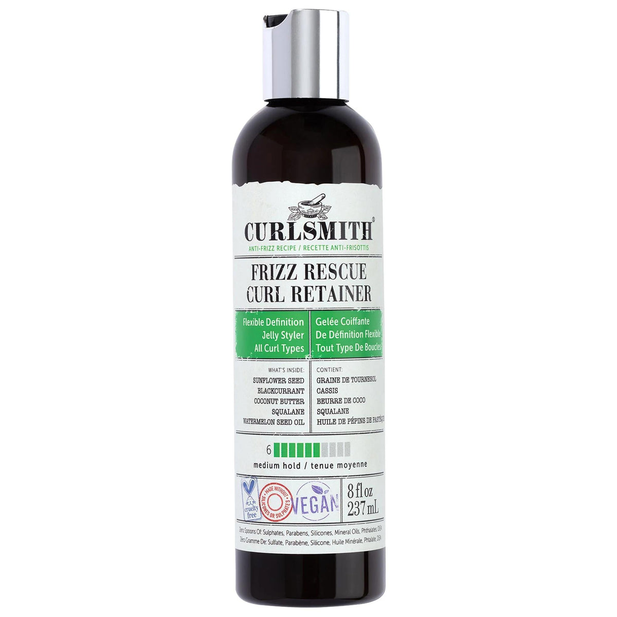 Frizz Rescue: Curl Retainer Hair Styling Jelly - Natural Curl Definition & Frizz Control - Medium Hold, Humidity Resistant, Cruelty-Free by Beauty Care Bag